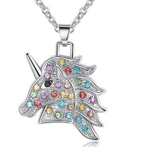 Unicorn Silver Necklace